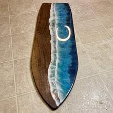Load image into Gallery viewer, Ocean-Themed Surfboard Serving / Charcuterie Tray