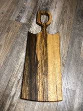 Load image into Gallery viewer, "The Excalibur" Serving Tray / Charcuterie Board - Solid Black Limba