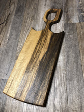 Load image into Gallery viewer, "The Excalibur" Serving Tray / Charcuterie Board - Solid Black Limba