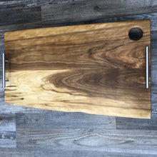 Load image into Gallery viewer, Spalted/Flamed Live-Edge Birch Serving Board