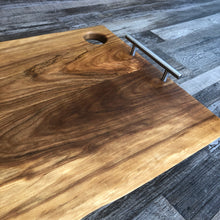 Load image into Gallery viewer, Spalted/Flamed Live-Edge Birch Serving Board