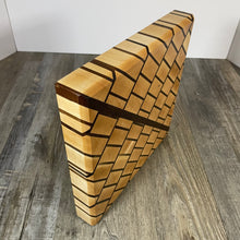 Load image into Gallery viewer, Maple and Walnut "Van Halen" Cutting Board