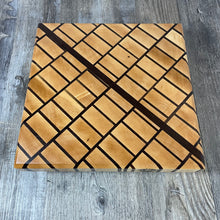 Load image into Gallery viewer, Maple and Walnut "Van Halen" Cutting Board
