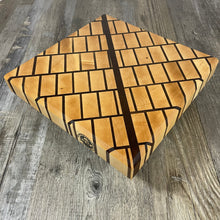 Load image into Gallery viewer, Maple and Walnut "Van Halen" Cutting Board