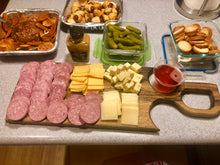 Load image into Gallery viewer, "The Excalibur" Serving Tray / Charcuterie Board - Solid Black Limba