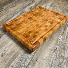 Load image into Gallery viewer, End-Grain Reclaimed Solid Oak Cutting Board
