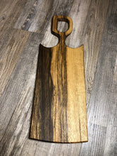 Load image into Gallery viewer, &quot;The Excalibur&quot; Serving Tray / Charcuterie Board - Solid Black Limba

