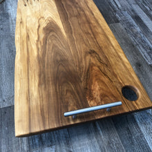 Load image into Gallery viewer, Spalted/Flamed Live-Edge Birch Serving Board
