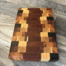 Load image into Gallery viewer, End-Grain Chaos Mini Cutting Board
